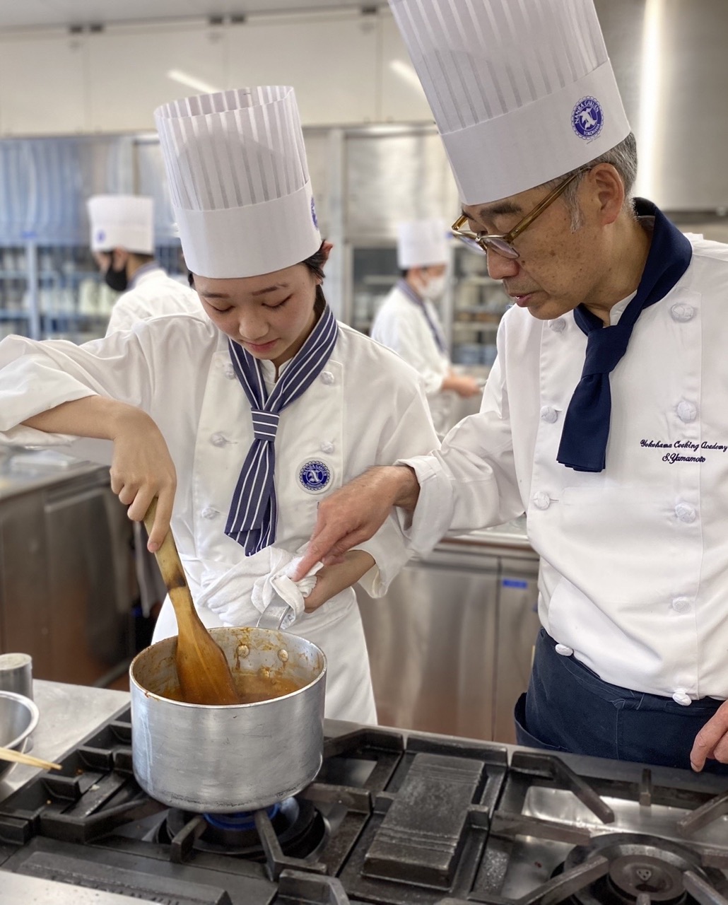 西洋料理の授業